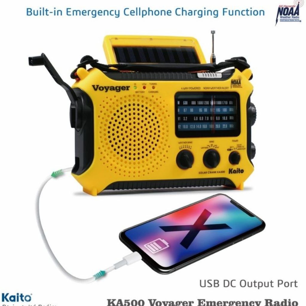 KA500 Solar Powered Radio - Kaito - ClimateBiz