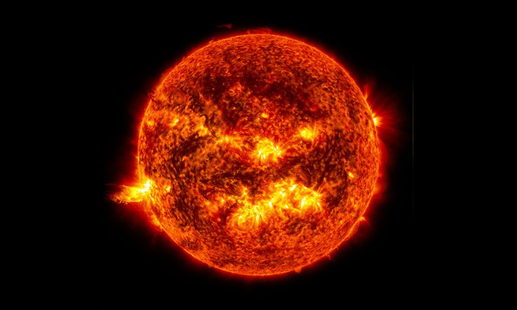The sun — types of solar energy.