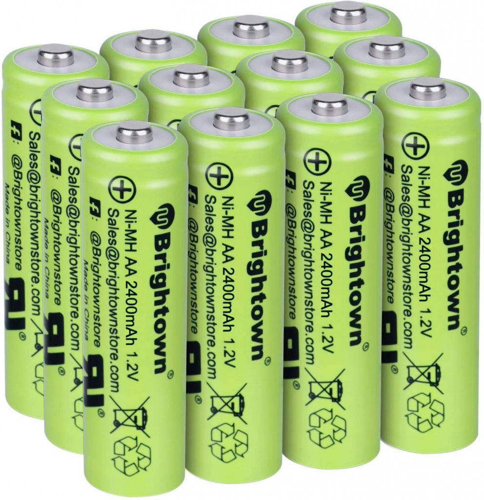 rechargeable aa batteries for solar lights