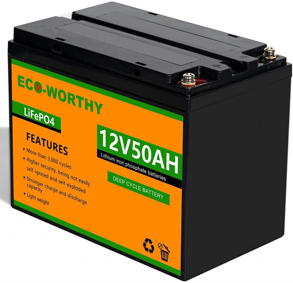 ECO-Worthy (50Ah) lithium RV battery