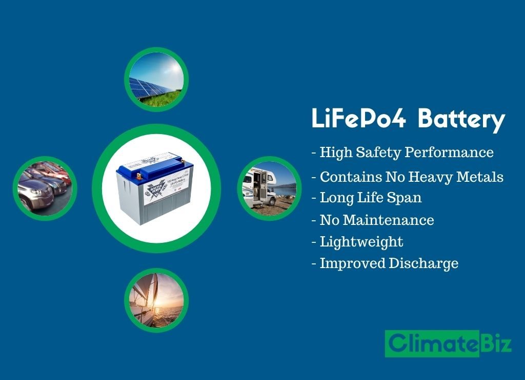 Advantages of a LiFePO4 battery — Climatebiz