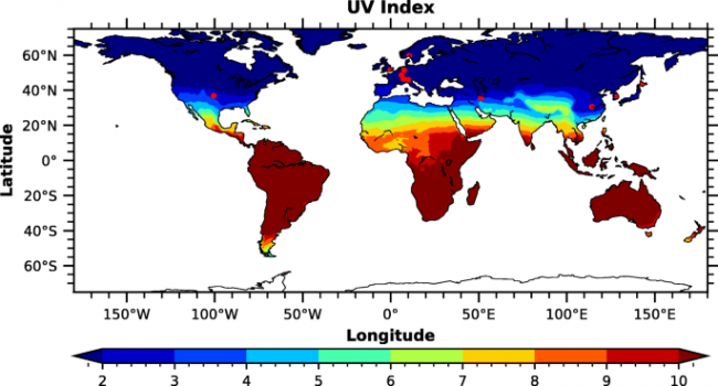 What Is The UV Index Ultraviolet Index Explained Climatebiz UV Index By Country 650x350