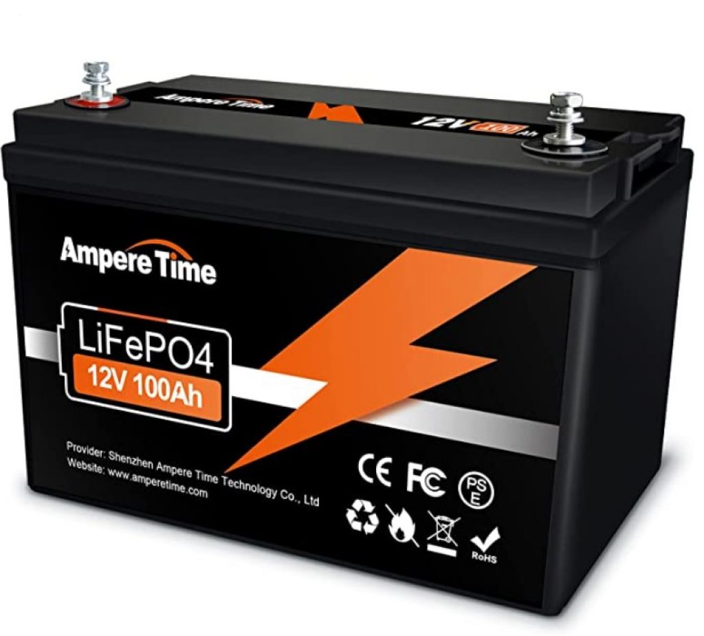 Ampere Time LiFePO4 12V 100Ah Battery