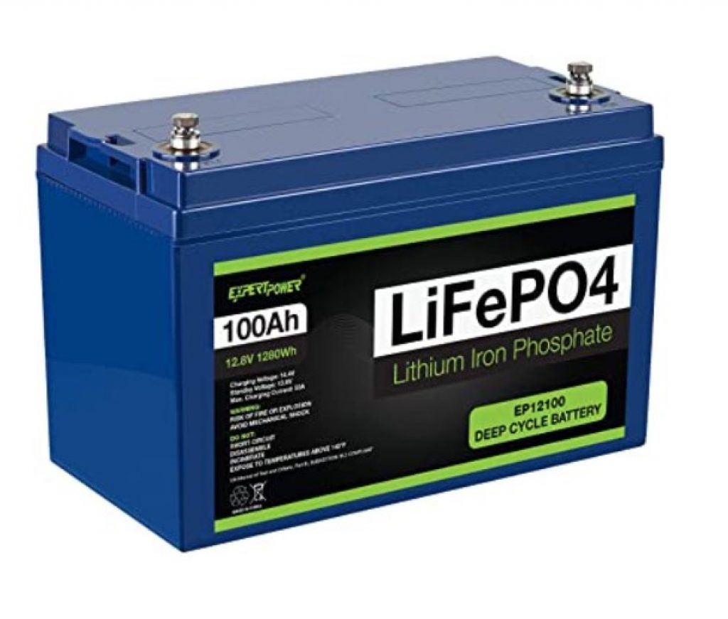 Expert Power Lithium Iron Phosphate 100Ah 12V