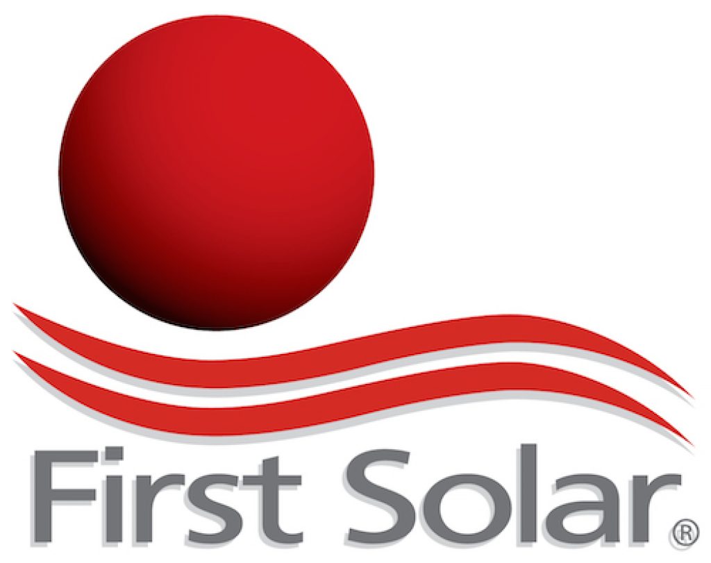First Solar Logo — best solar panel companies.