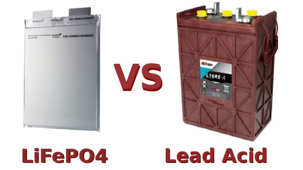 Lithium-ion vs lead-acid battery