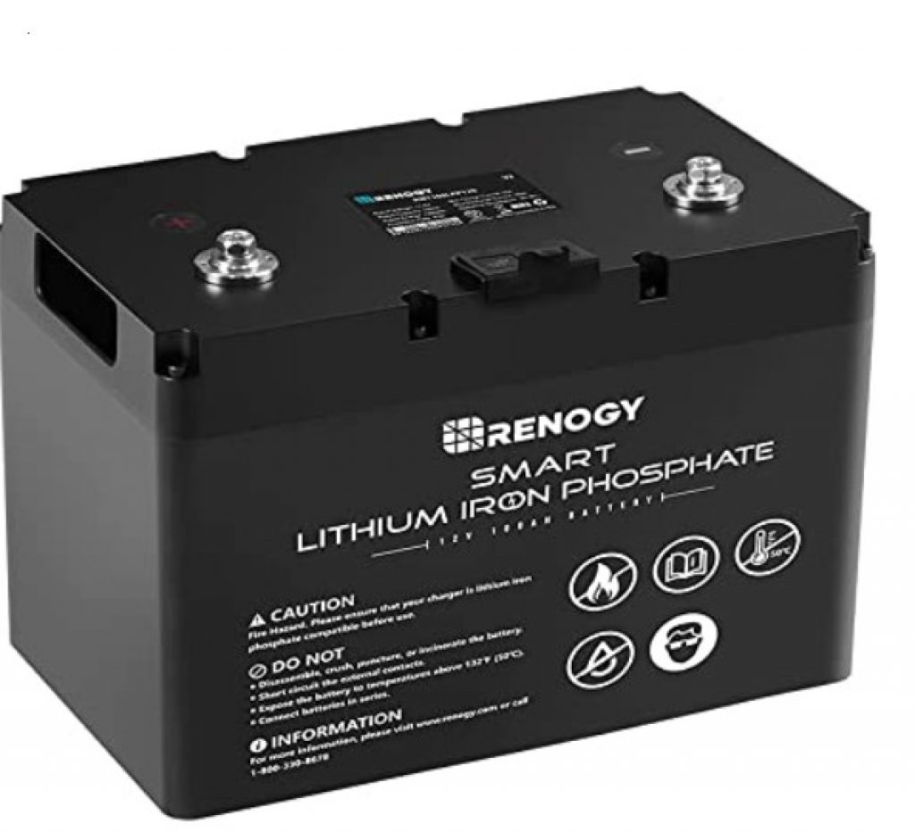 Renogy Smart LiFePO4 100Ah Battery