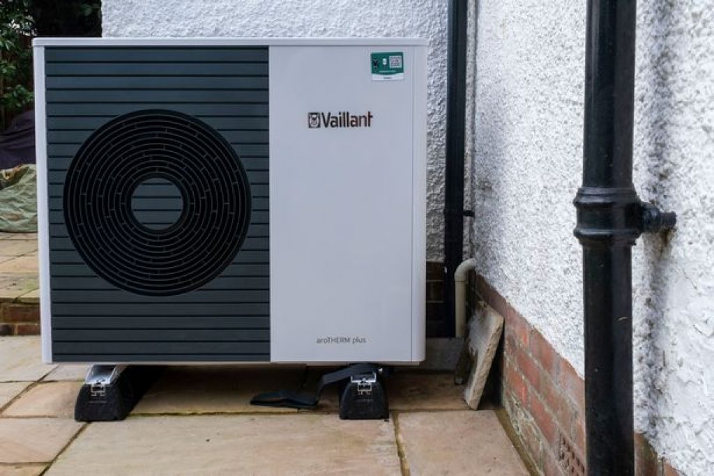 Air source heat pump - a great eco-friendly alternative to traditional household heaters.