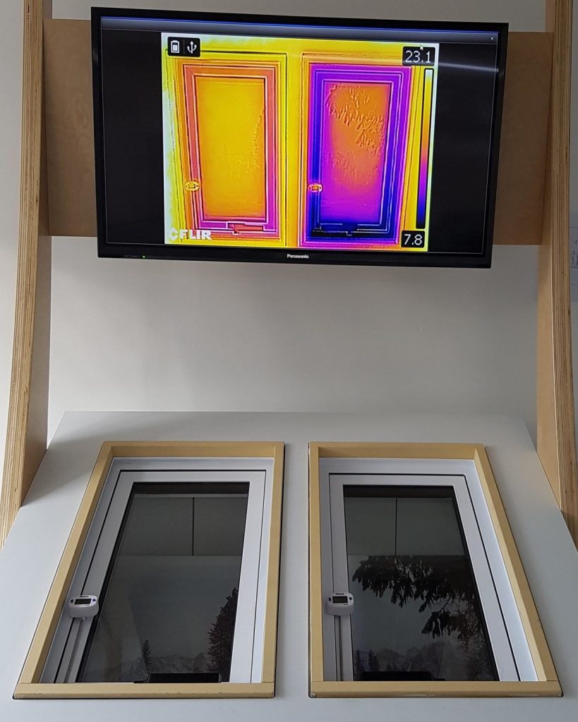 Thermally broken window vs non thermally broken window.