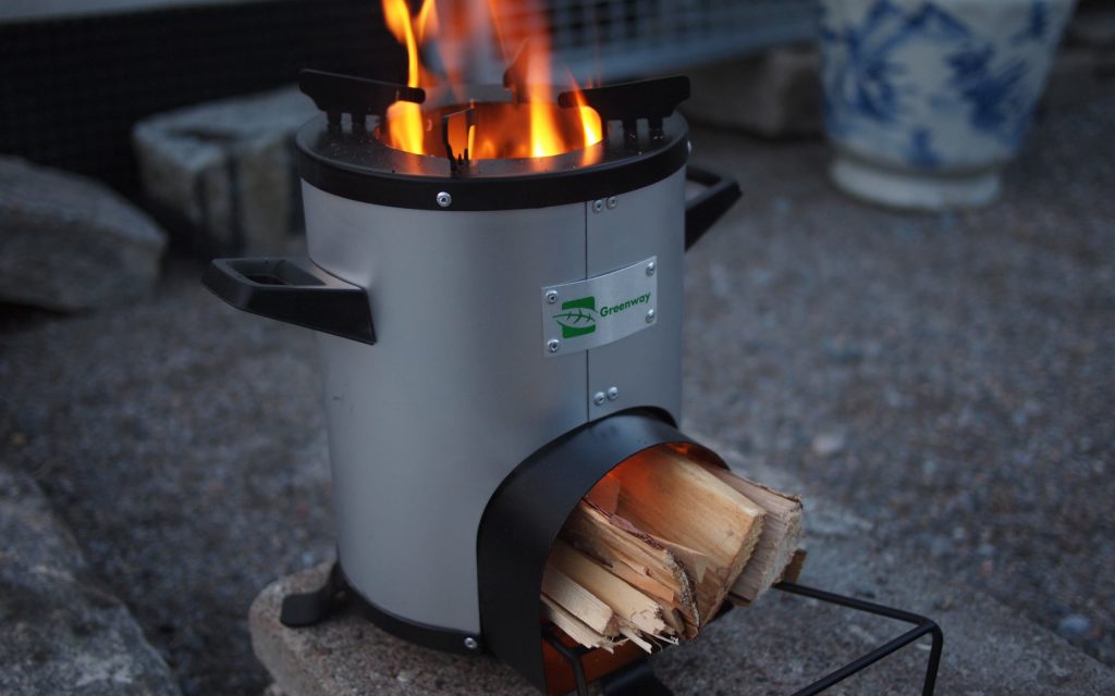 Biomass stove - an appliance eligible for Energy Star tax credits.