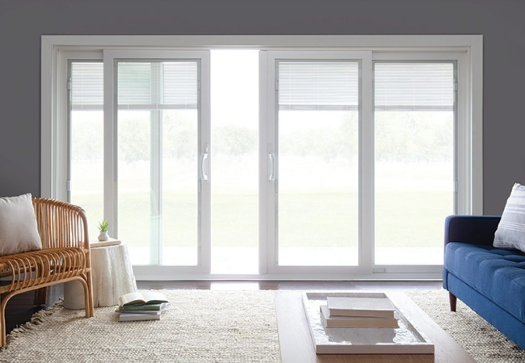 Pella's energy-efficient 250 series sliding patio doors.