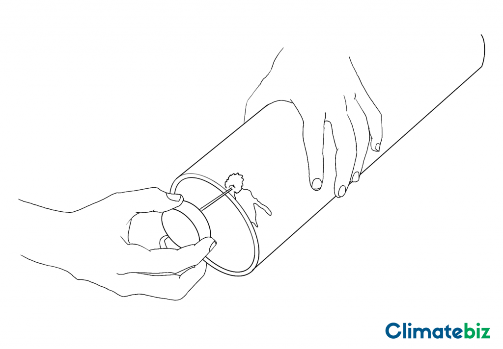 How to apply primer and cement as part of a DIY solar shower - a how-to guide.