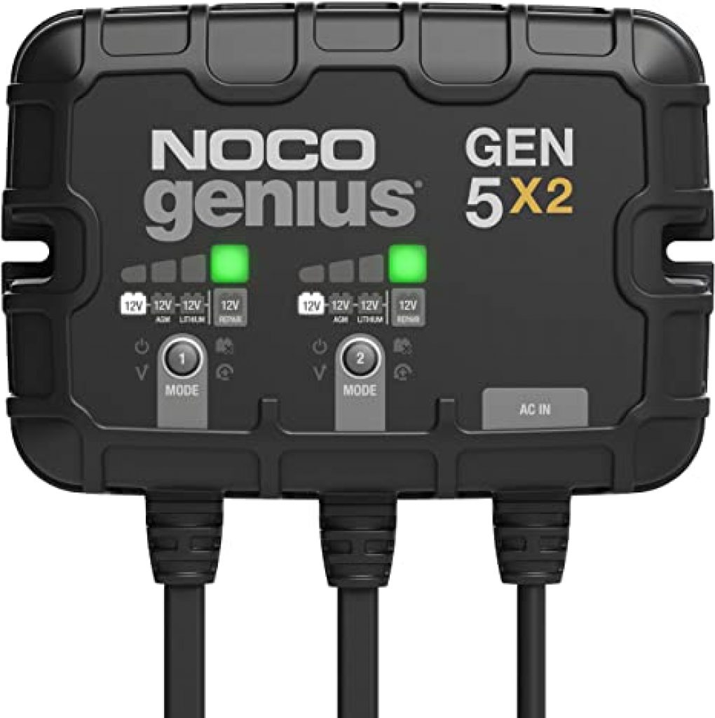 NOCO Genius GEN5X2 deep cycle battery charger