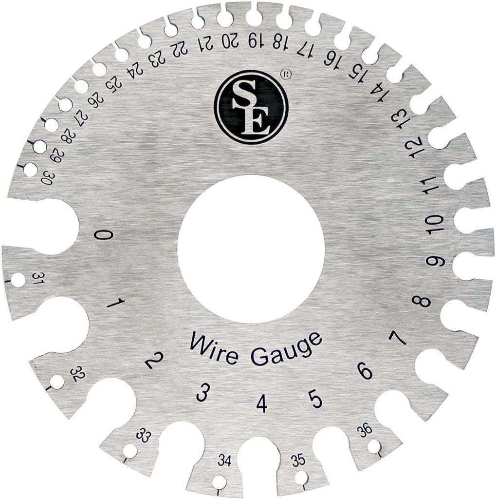 A wire gauging tool.