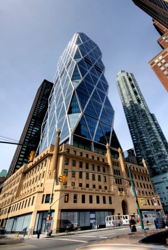 Platinum-certified Hearst Tower. 