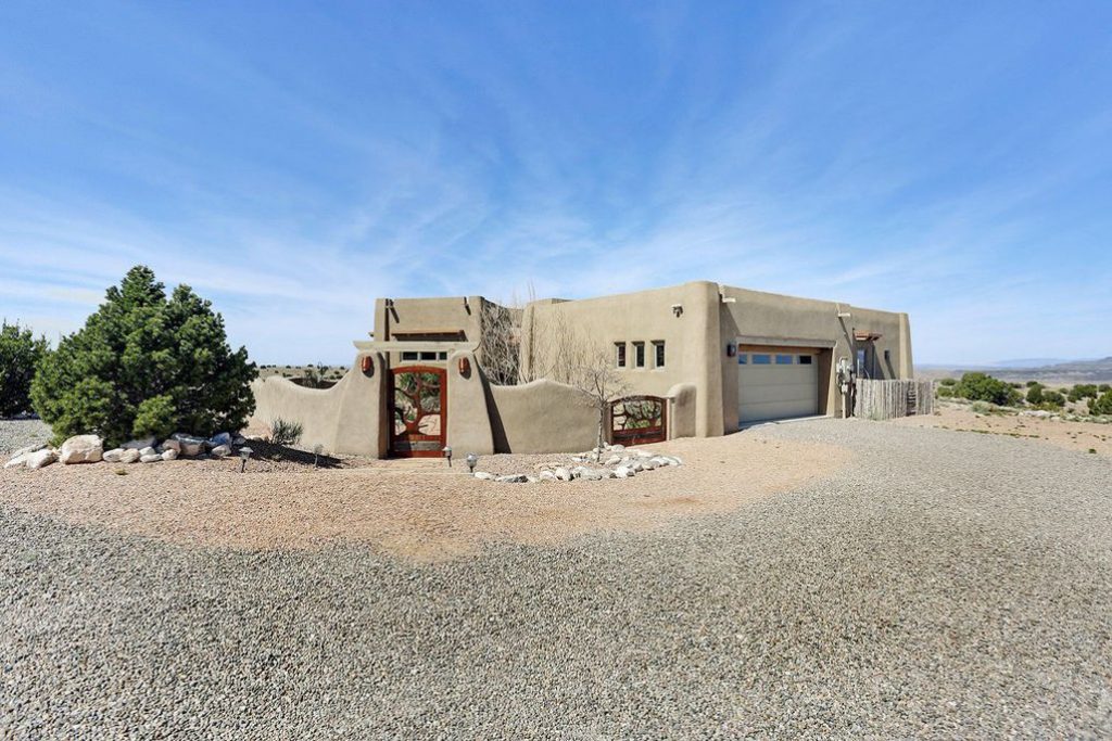 Desert-based LEED-certified home. 