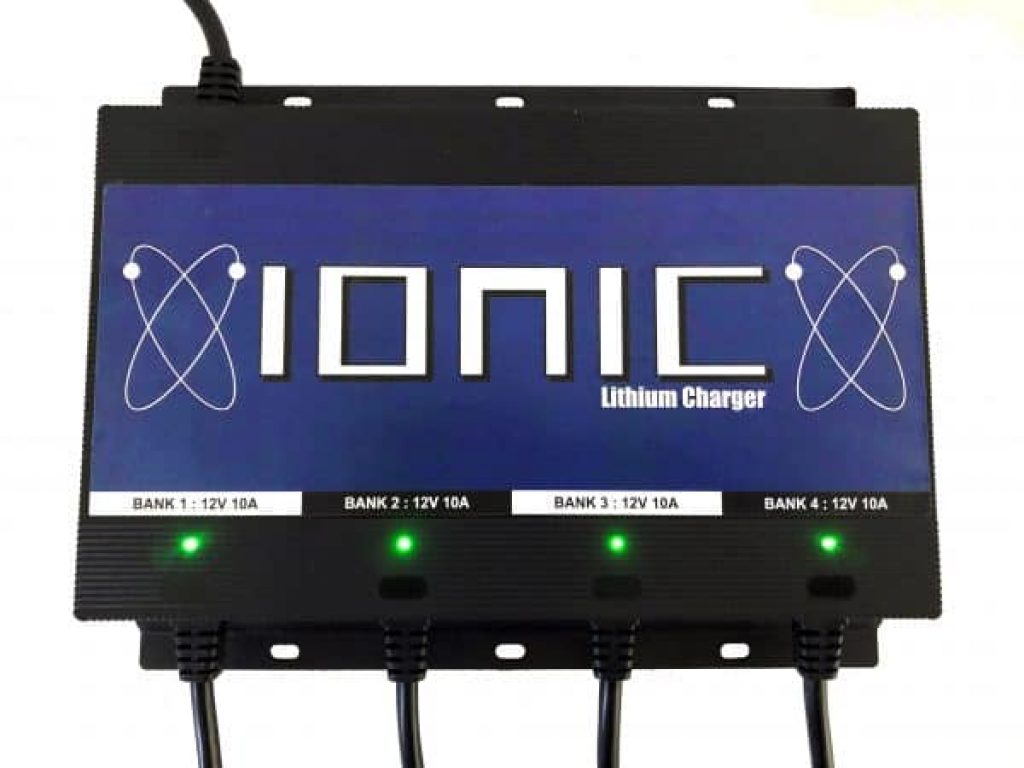 LithiumHub Ionic 4-Bank Charger marine lithium battery chargers