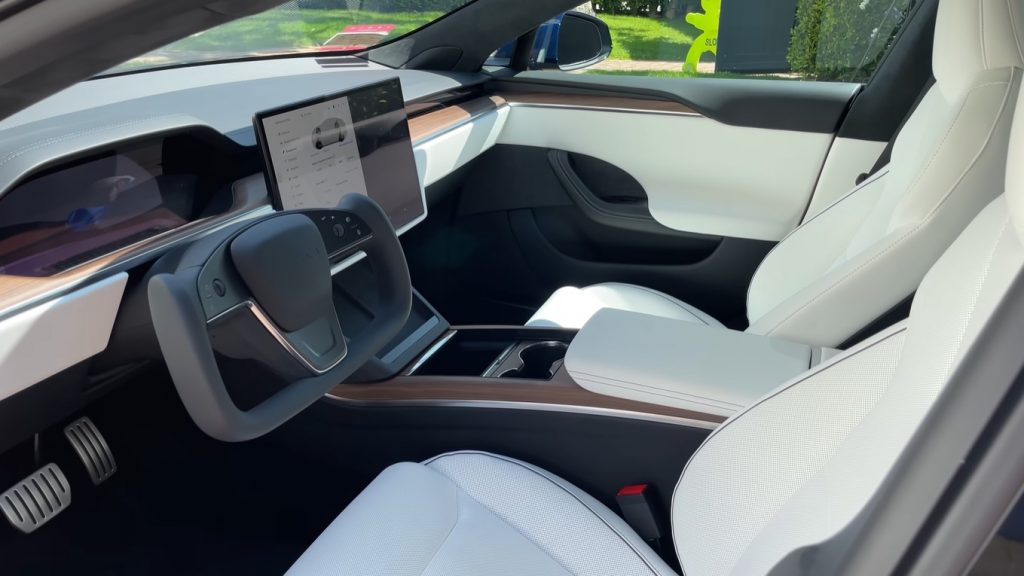 Tesla Model S Plaid interior