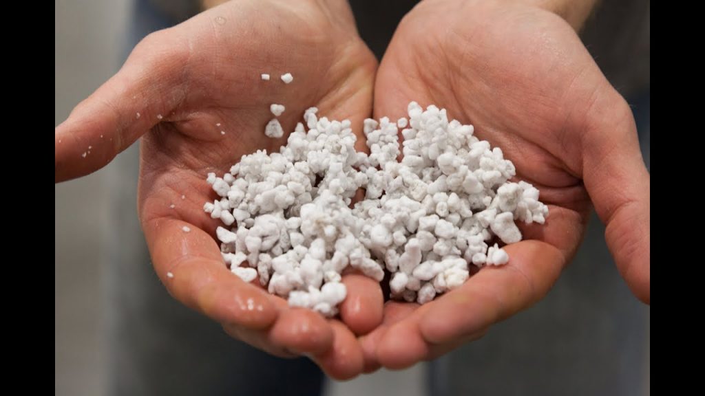 A handful of Perlite for hydroponics.