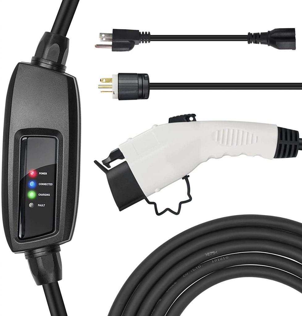 BougeRV Level 1-2 EV charging cable.