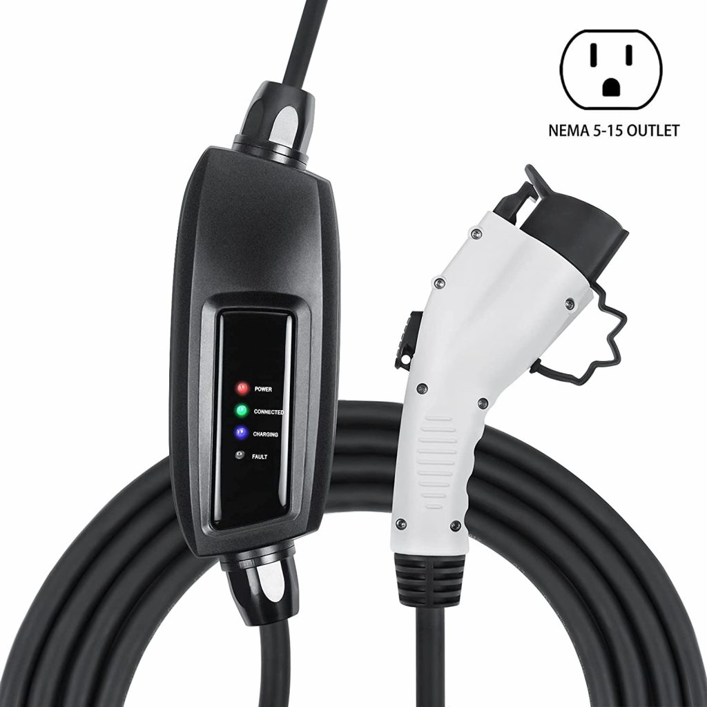 Lectron NEMA 5-15 Level 1 EV charging cable.