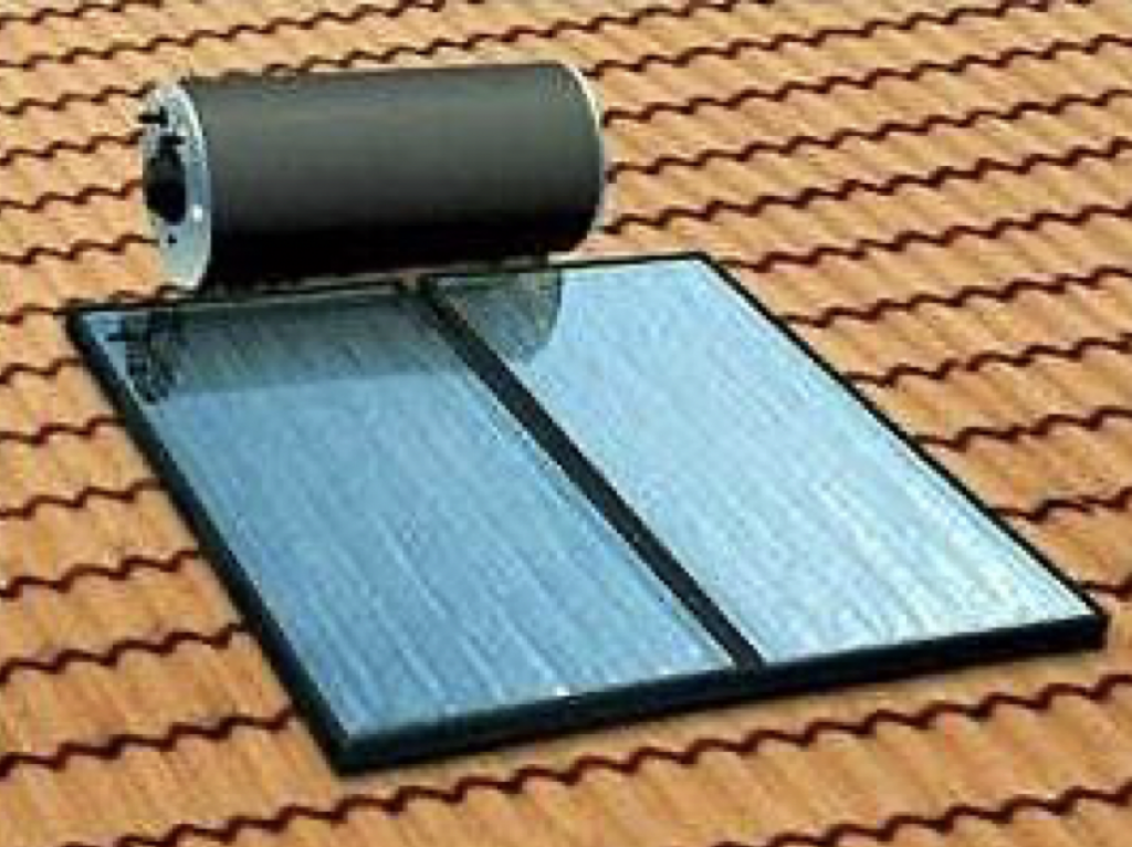Example of Solar Thermal Panel
Installed on Rooftop — what is solar thermal.