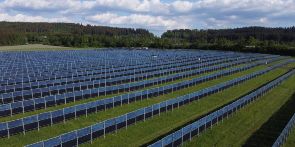 Next2Sun setup vertical mount agri-PV system with bifacial module in Germany.