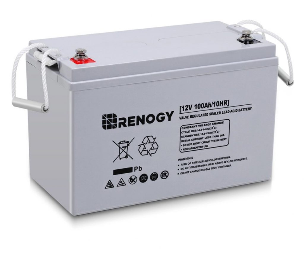 Renogy AGM Battery (12 V, 100 Ah)