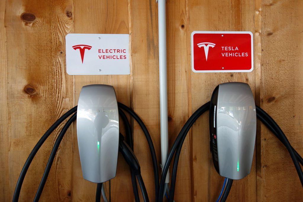 Tesla destination chargers.