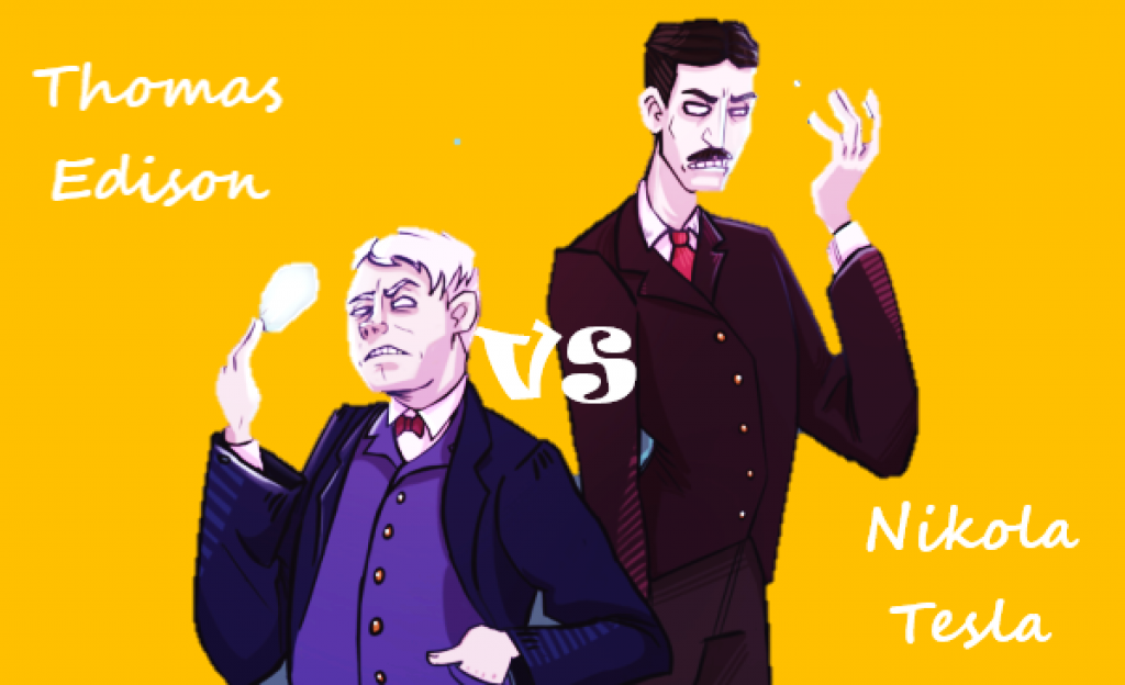 Nikola Tesla Vs. Thomas Edison (The war between AC & DC) - Climatebiz