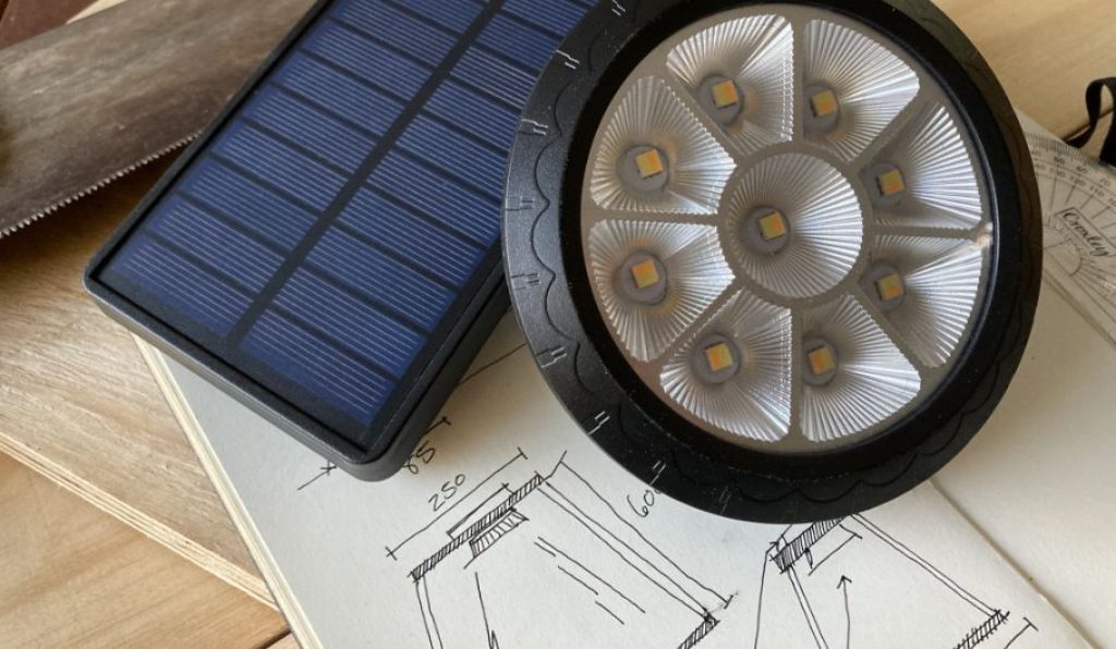 DIY solar light project.