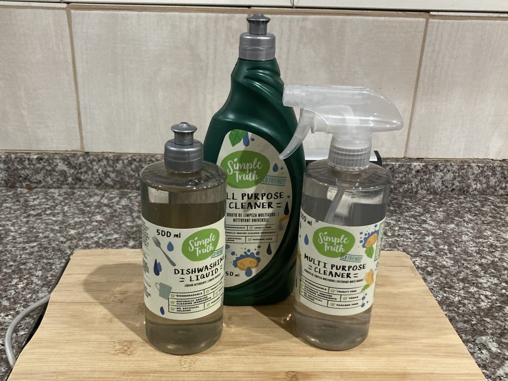 Eco-friendly, store bought cleaners.