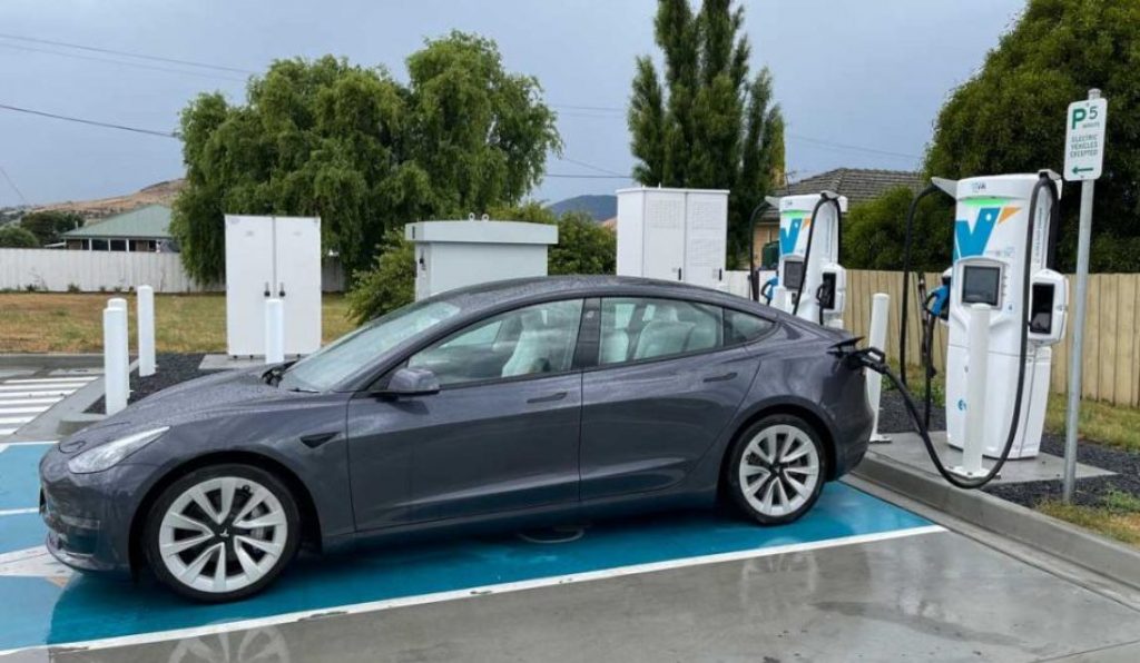 Tesla model charging