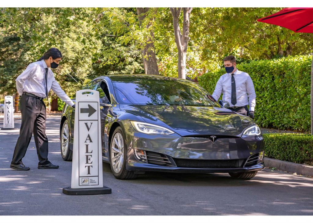 Tesla Valet.