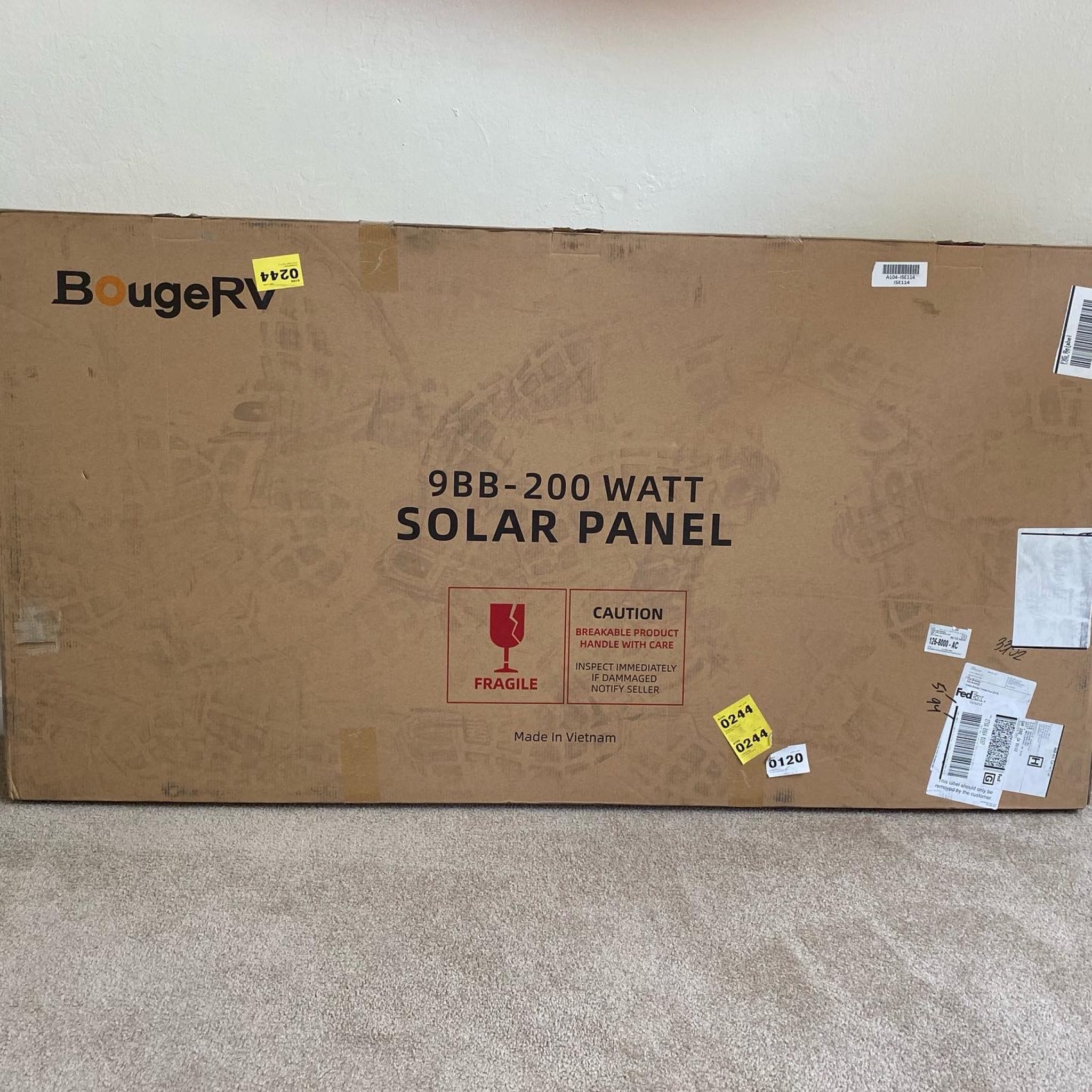 BougeRV 200W 12V Solar Panel Review - Climatebiz