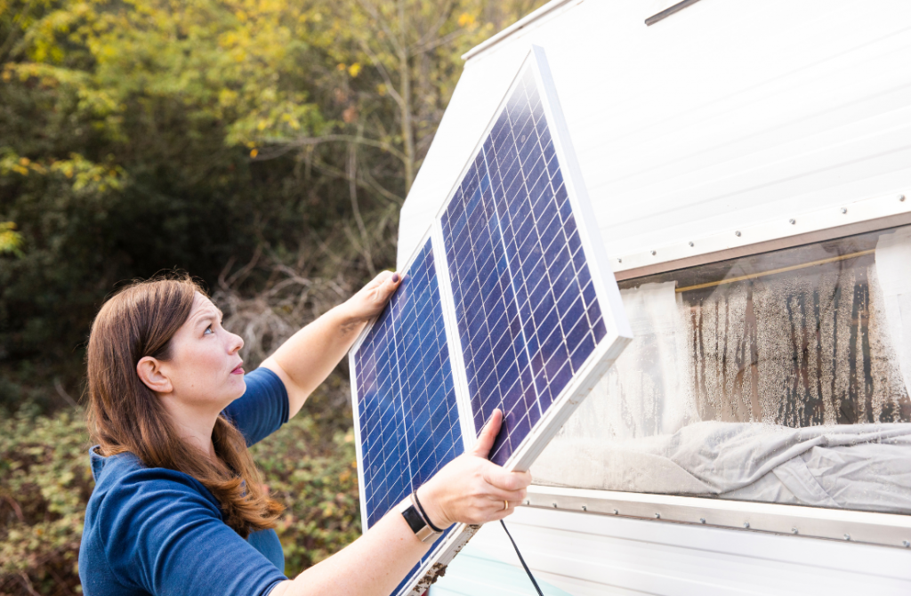 Installing RV solar panels