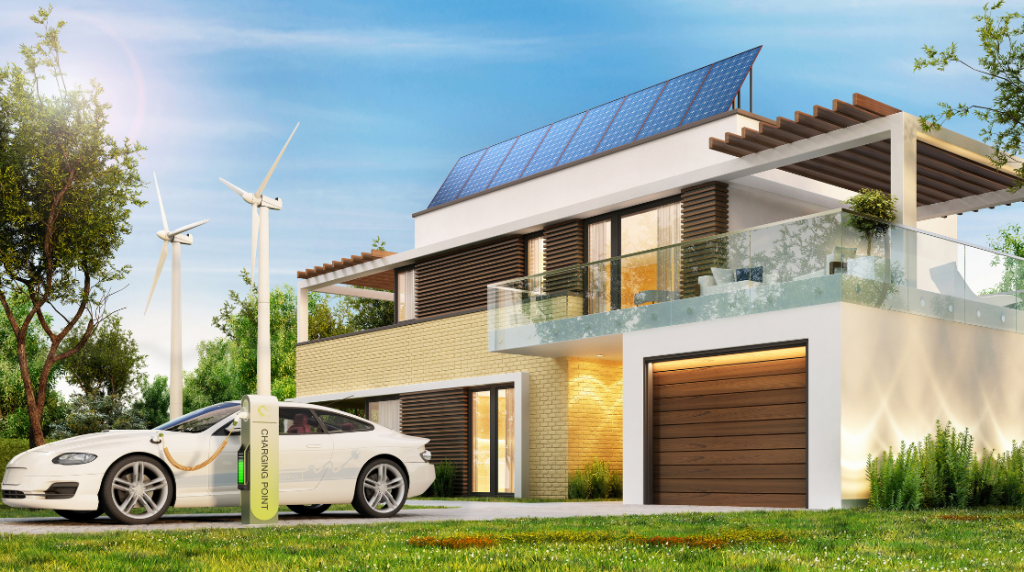 Keep your journey powered by the sun with a home solar panel installation paired with an EV charger!