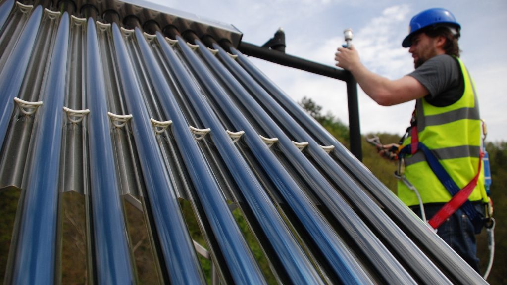 Hiring a professional to install your solar water heater system is best.
