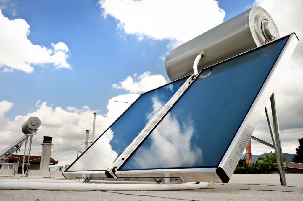 Tanked solar water heaters come in different sizes and installations