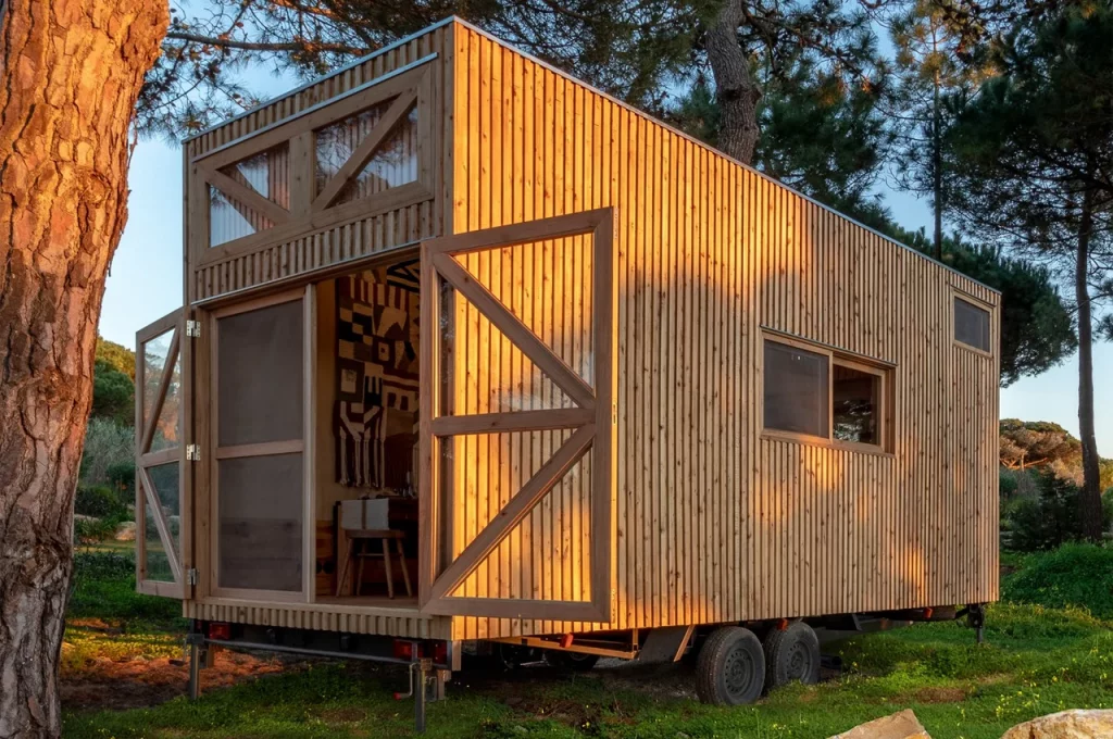 Tiny homes on wheels can be functional and aesthetically pleasing.