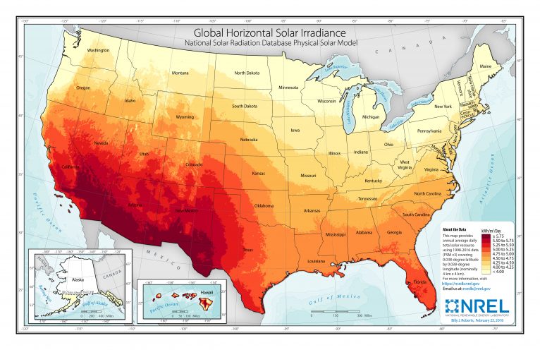 Solar Panel Energy Production (State-by-state) - Climatebiz