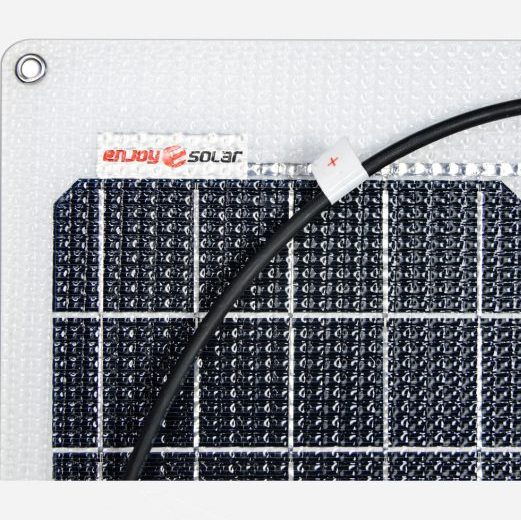 Semi-rigid solar panels are ideal or boats