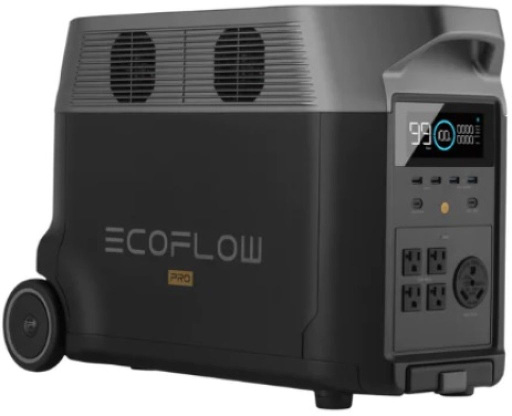 EcoFlow DELTA PRO  — solar generators for power outages.