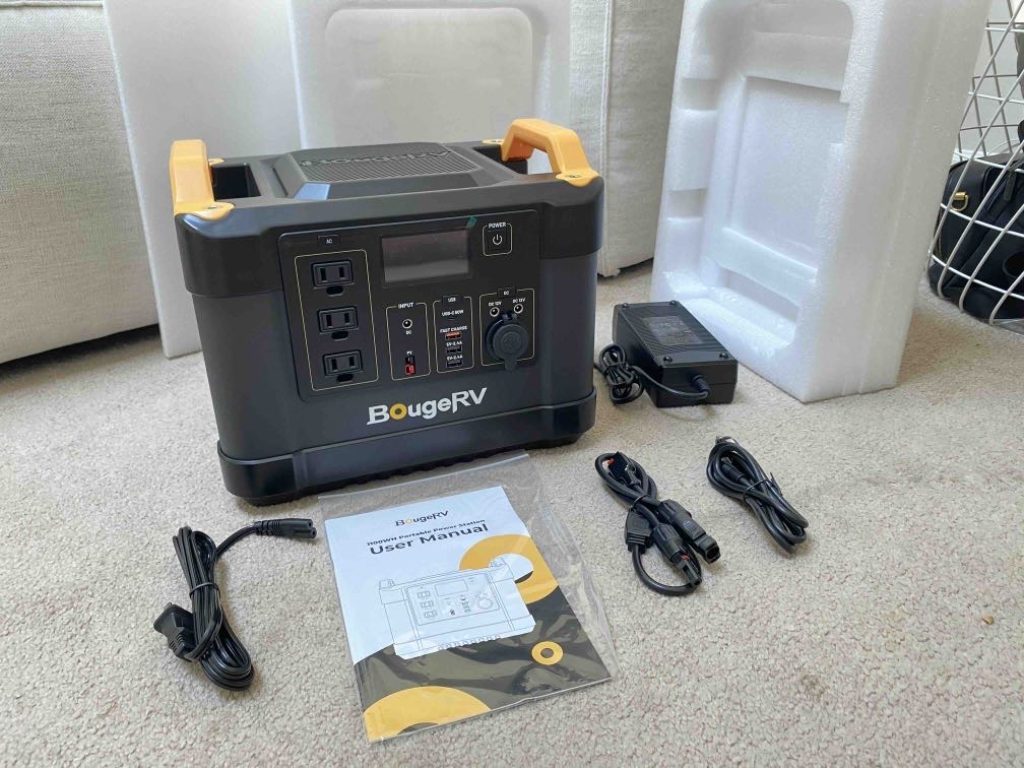 BougeRV 1100Wh PPS kit.