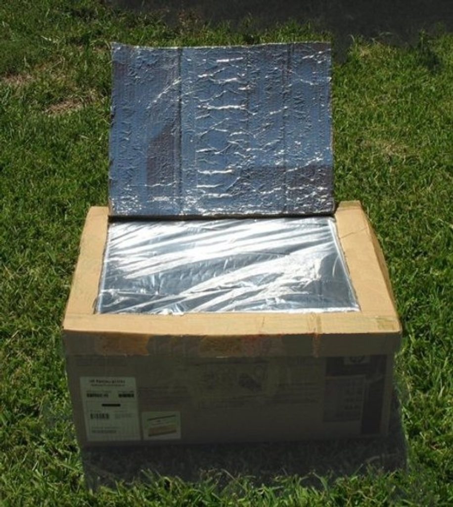 DIY solar oven.