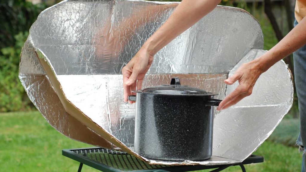 DIY solar oven. 