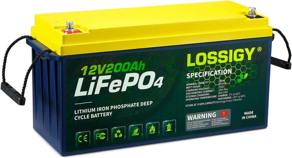 Lossigy 200Ah lithium battery