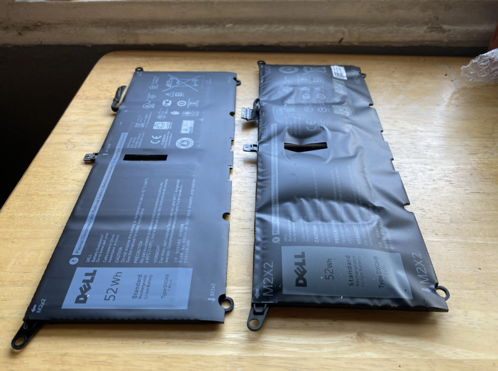 Swollen laptop battery — Is my lithium battery damaged?
